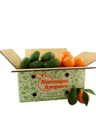 Caja mixta de Naranjas y Aguacates