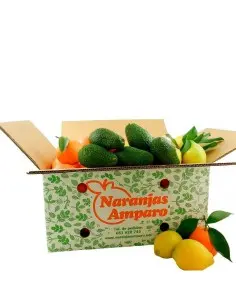Aguacates, naranjas y limones