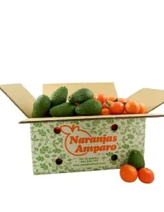 Caja mixta de mandarinas con aguacate