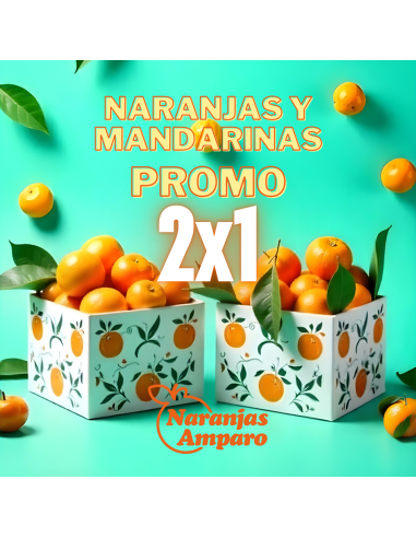 2x1 en Naranjas y Mandarinas - ¡Recibe 12kg al precio de 6kg!