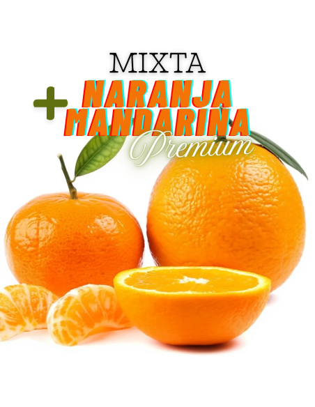 Mixed Fruit Box, half of 100% Valencian premium oranges and mandarins