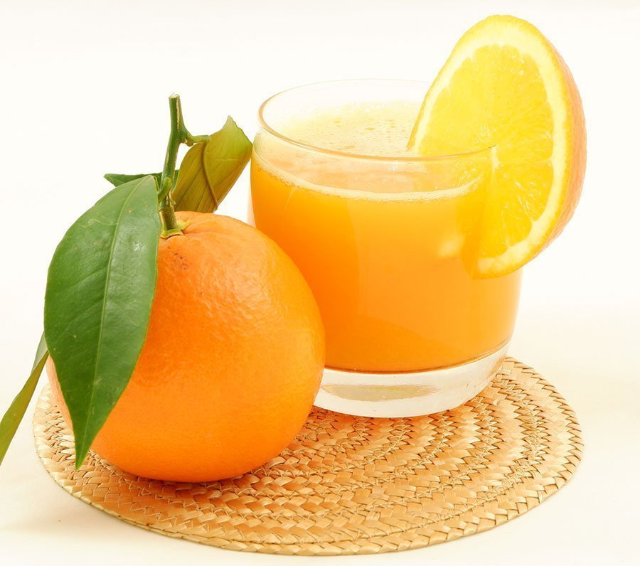 What is better orange juice or fruit?
