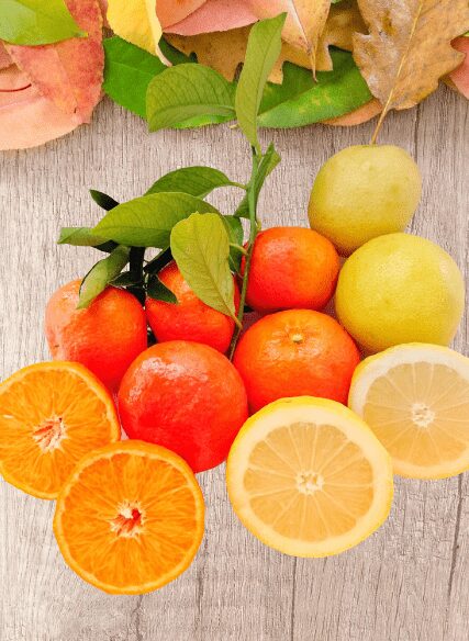 naranjas, limones y mandarinas